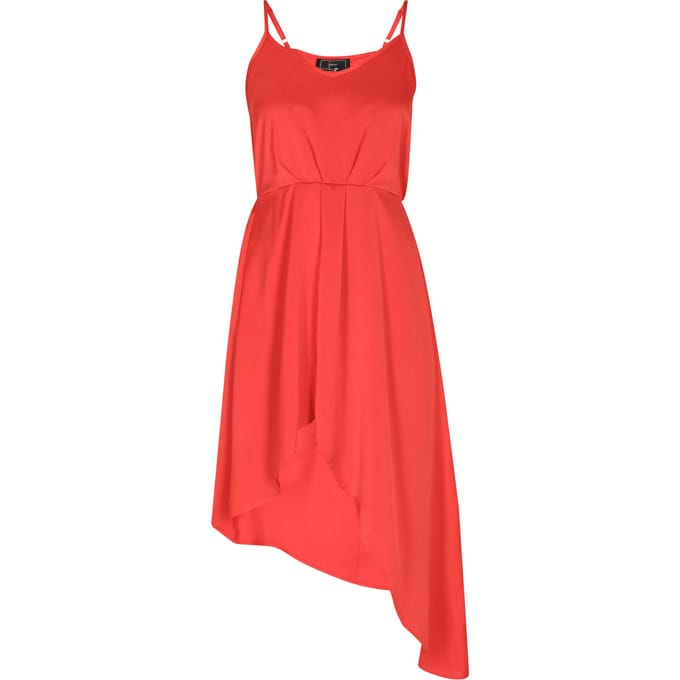Faina Jurk Dames rood