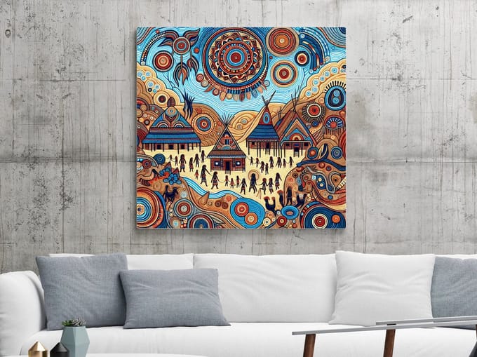 Kunstprint | Wanddecoratie | Dibond | 60 × 60 cm