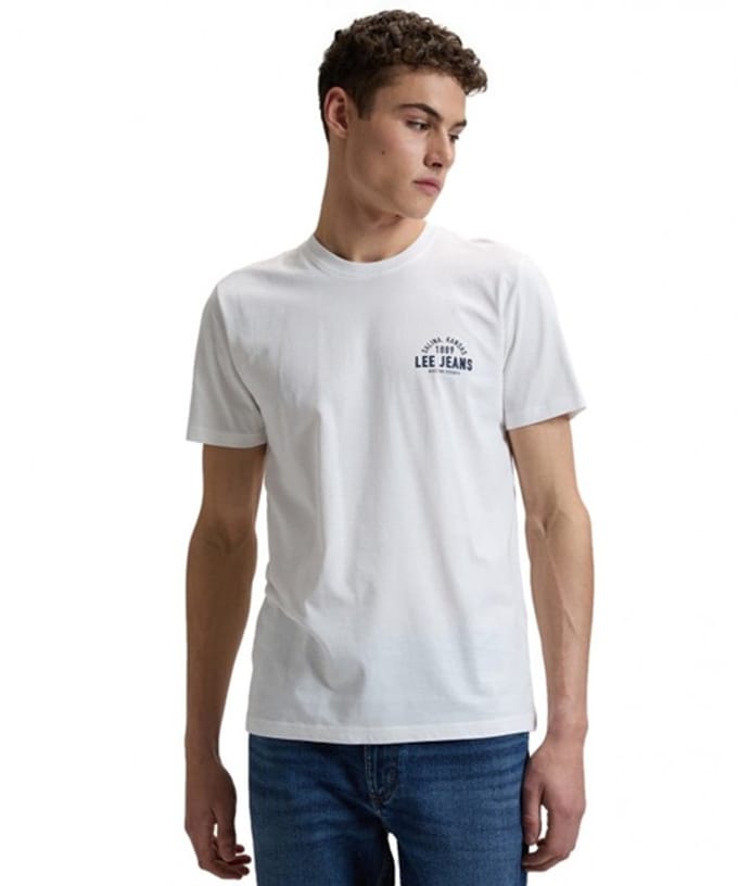 Lee - T-shirt - Bright White - M