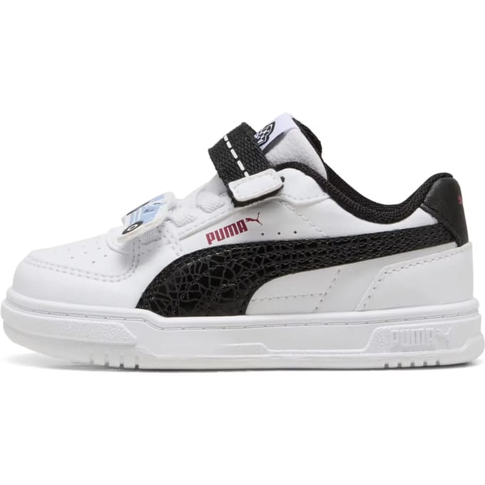 Puma Caven III Racing Crew AC+ INF kinder sneakers wit - Maat 24 - Uitneembare zool