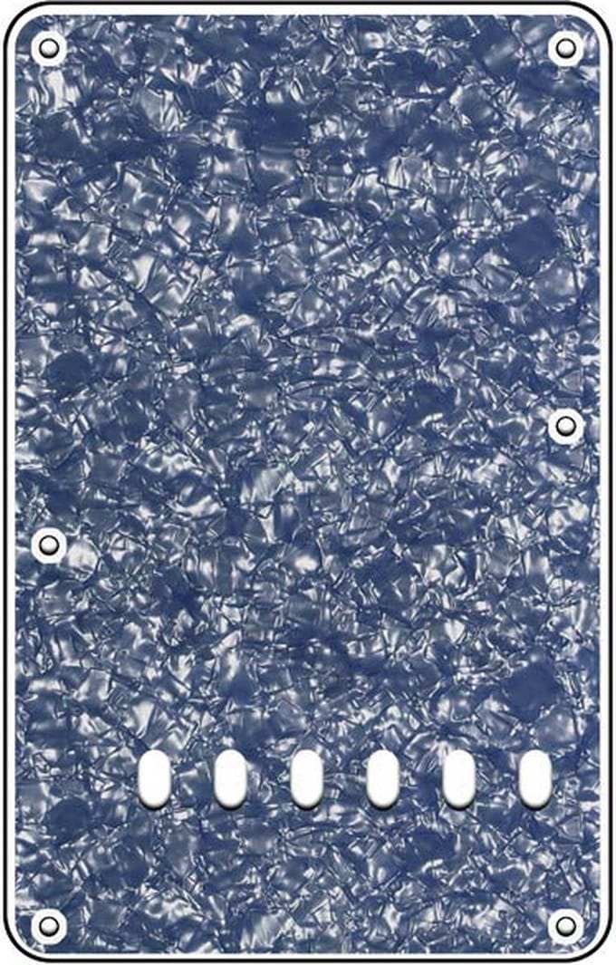 Boston BP-213-POB back plate, string spacing 11,2mm, 2 ply, standard Stallion, 86x138mm, pearl ocean blue
