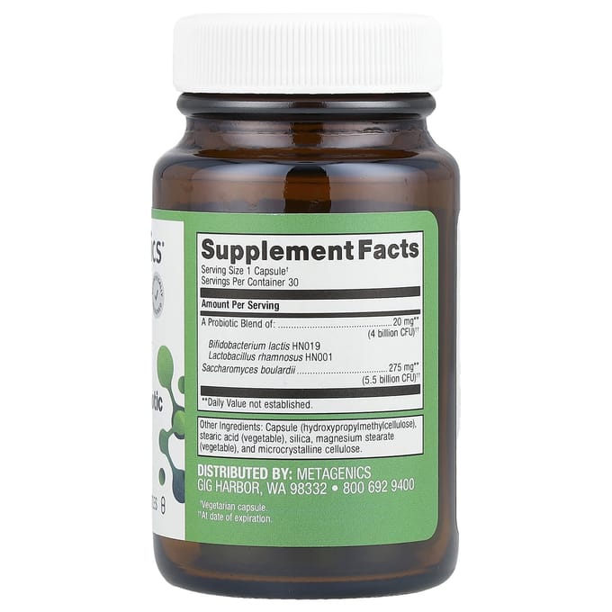 Metagenics, UltraFlora® Probiotique pour soins précis, 30 gélules