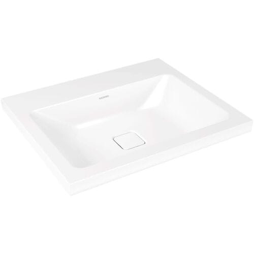Kaldewei CONO countertop washbasin 3083 without tap hole, 60 cm 901906003001