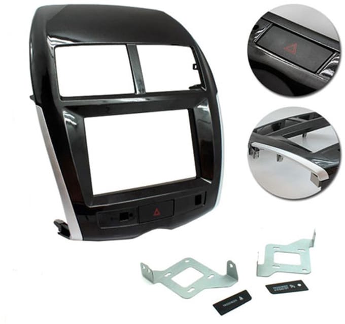 Connects2 - 2-Din paneel Mitsubishi ASX 2010-2014