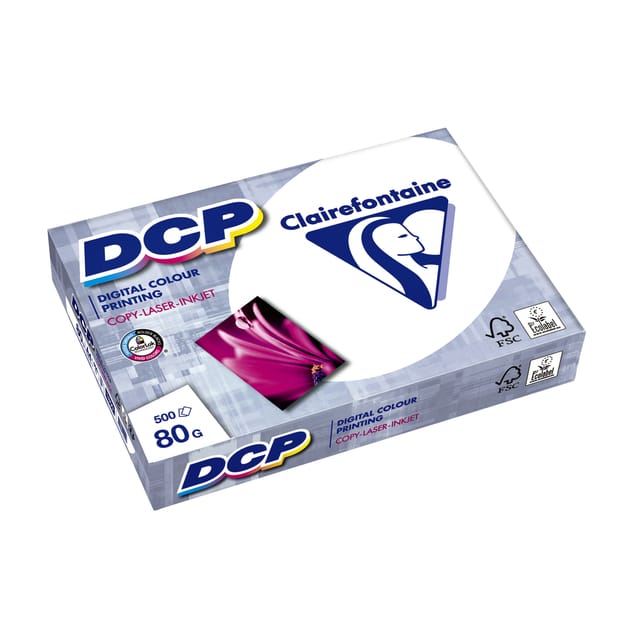 Clairefontaine printerpapier DCP - A4 - 80 grams - Wit - pak 500 vel