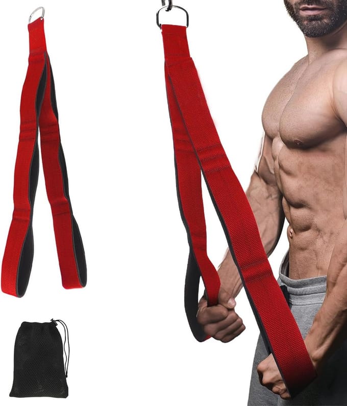 Triceps Touw voor Krachttraining - Ideaal voor Lat Pulldowns en Triceps Oefeningen
