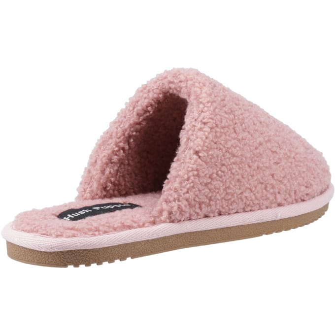 Hush Puppies Joanna Textiel Dames Roze Slippers