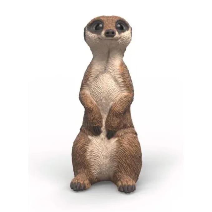Schleich Wild Life stokstaartje speelfiguur - educatief speelgoed.