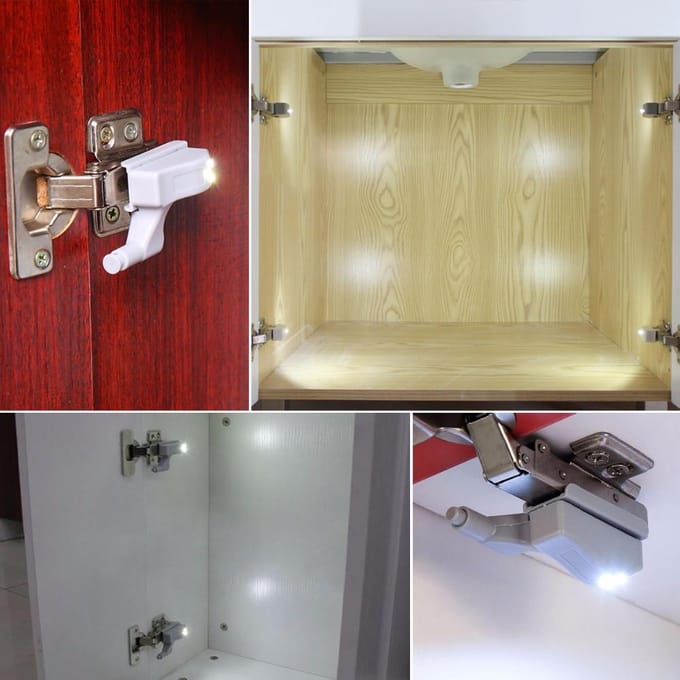 3 LED Lamp voor Scharnierkast - Universele Pasvorm & Eenvoudige Installatie