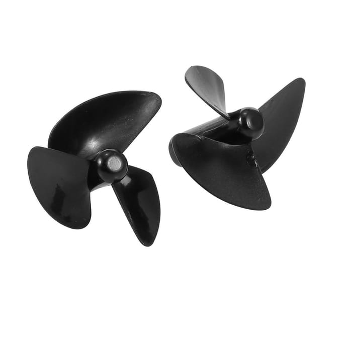 2 stuks propeller voor Flytec V500 Flytec 2011-5 elektrische RC boot 3 Blades zwart