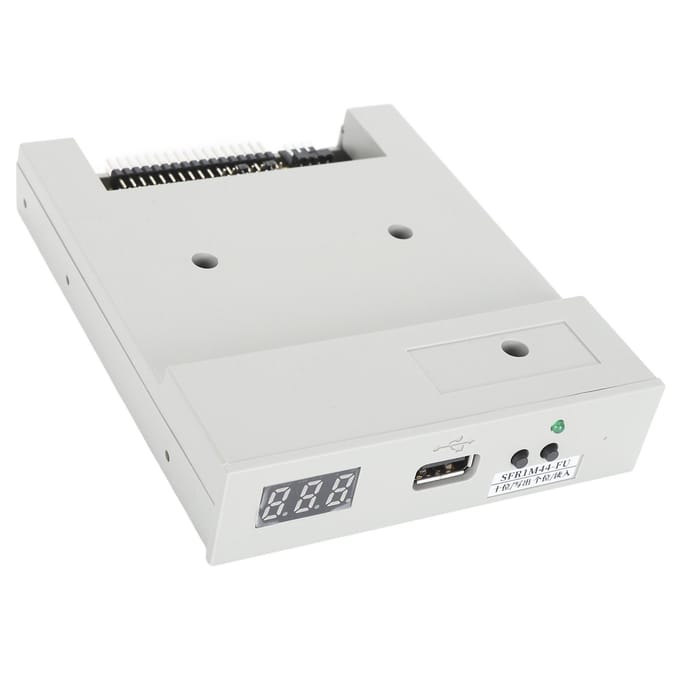 Émulateur de disquette SFR1M44 FU 1,44 Mo CPU 32 bits Émulateur de lecteur de disquette pour machine à broder d'ordinateur gray