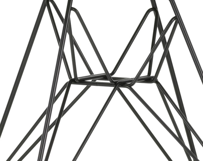 Vitra DAR Eames Plastic Armchair - forest RE - zwart