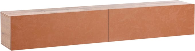GLADSTONE - Wandgemonteerd TV-meubel - Rood - 180 cm - Vezelplaat