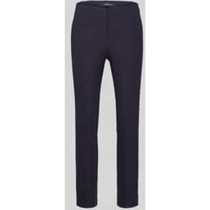 Regular fit smalle broek van viscosemix model 'Ina'