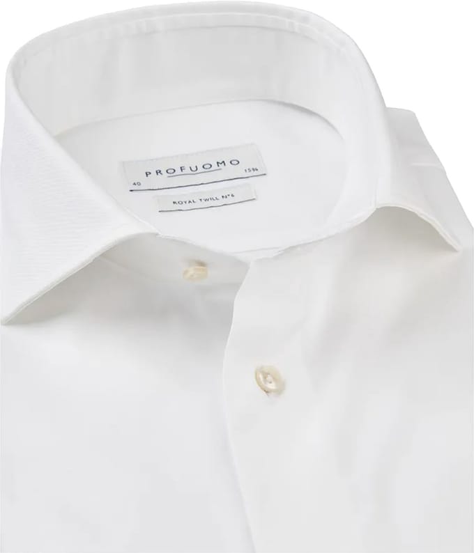 Overhemd Profuomo slim fit cutaway boord