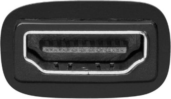 Pro HDMI/DVI-D AV / multimedia paneel nickel plated