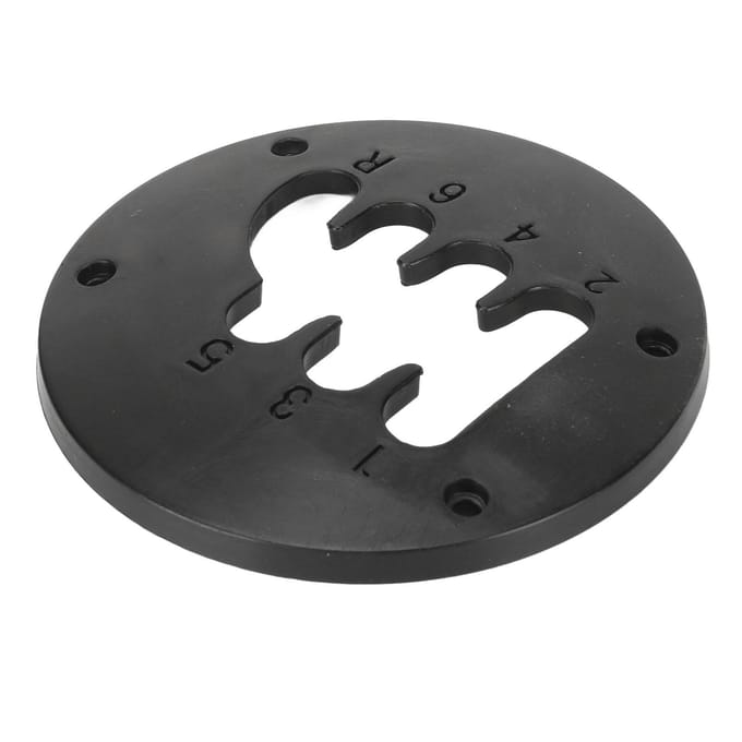 voor Thrustmaster TH8A Middenplaat 75mm Hendel 6 Versnellingen Vorm Demping Korte Slag Short Shifter Middenplaat gray