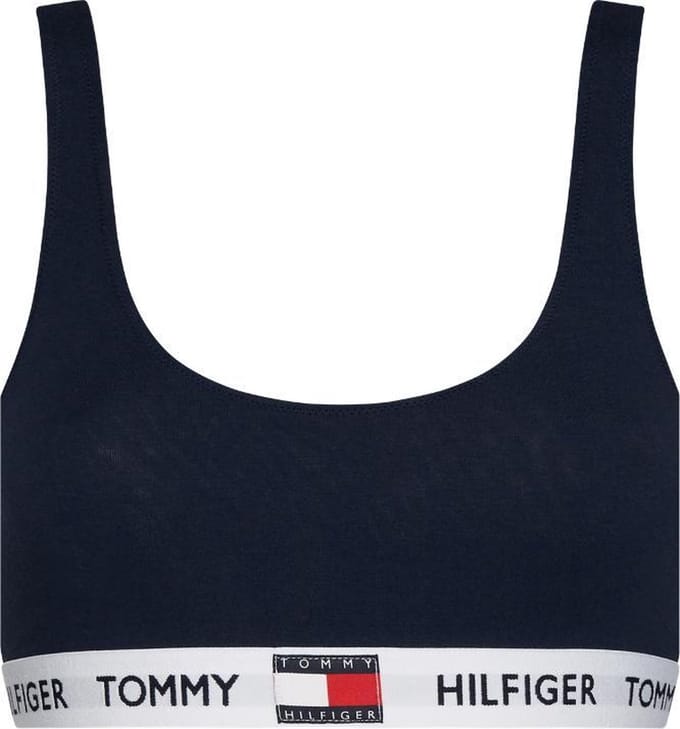 Tommy Hilfiger dames Tommy 85 bralette - katoen ongevoerd - donkerblauw