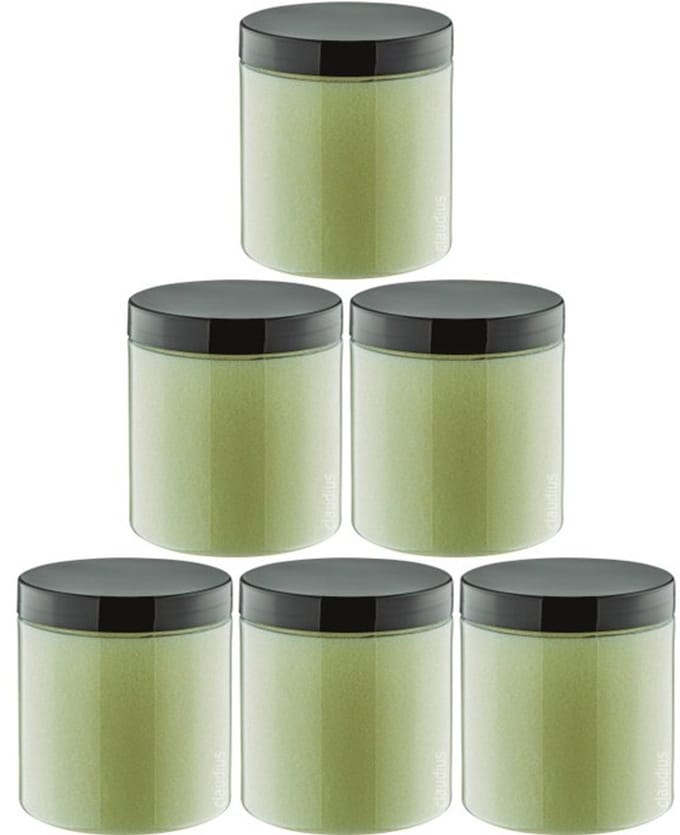 Scrubzout Zen Moment - 300 gram - Pot met zwarte deksel - set van 6 stuks - Hydraterende Lichaamsscrub