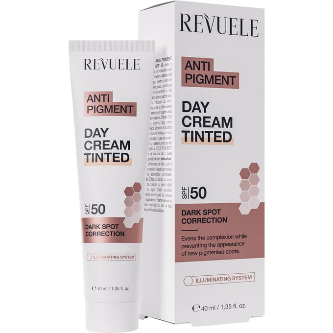 Revuele - Anti Pigment Tinted Day Cream SPF50 - 40ml