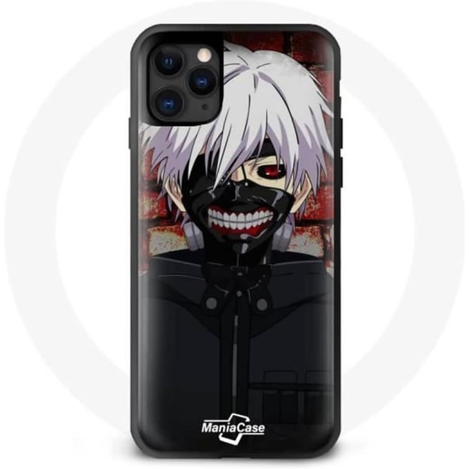 Coque - Maniacase - Iphone 13 Mini - Tokyo Ghoul - Souple - Noir noir