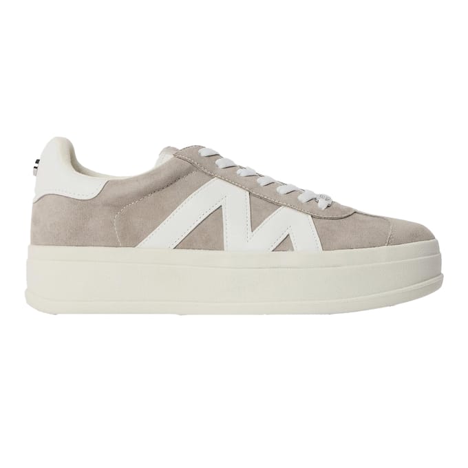 Steve Madden Leren sportschoenen voor dames (Grijs)