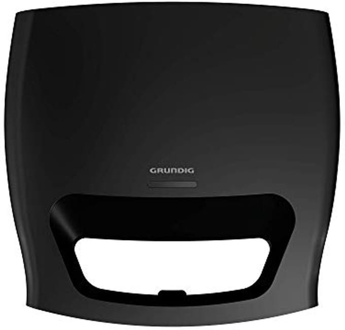 Sandwichmaker 750W met Antiaanbaklaag voor 2 Sandwiches