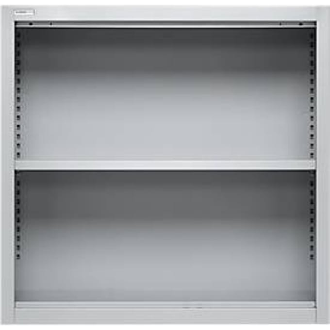 Schäfer Shop Select bovenschap MS, 2 OH, B 800 x D 400 x H 800 mm, plaatstaal, aluminium wit