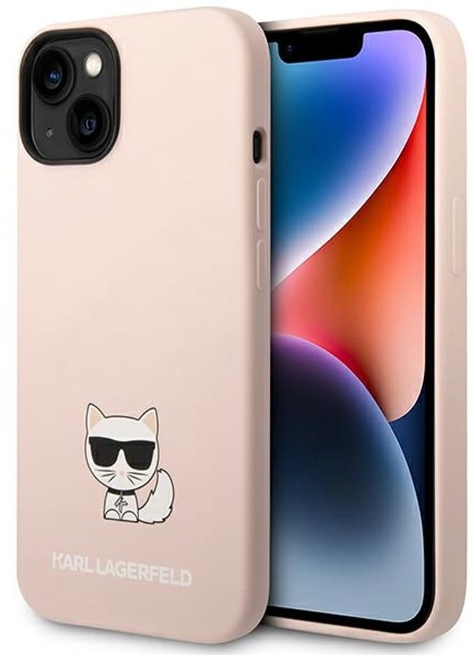 Karl Lagerfeld KLHCP14MSLCTPI iPhone 14 Plus 6.7 "hardcase light pink / light pink Silicone Choupette Body