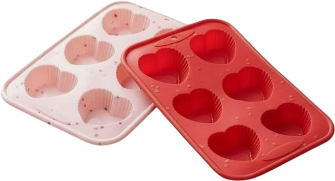 Mold valentine heart shaped