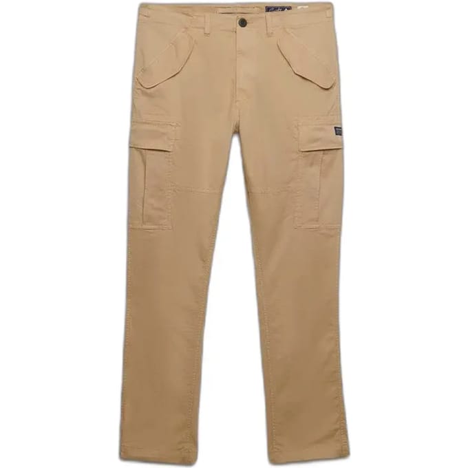 Superdry Slim Taper Cargobroek Beige 32 / 32 Man