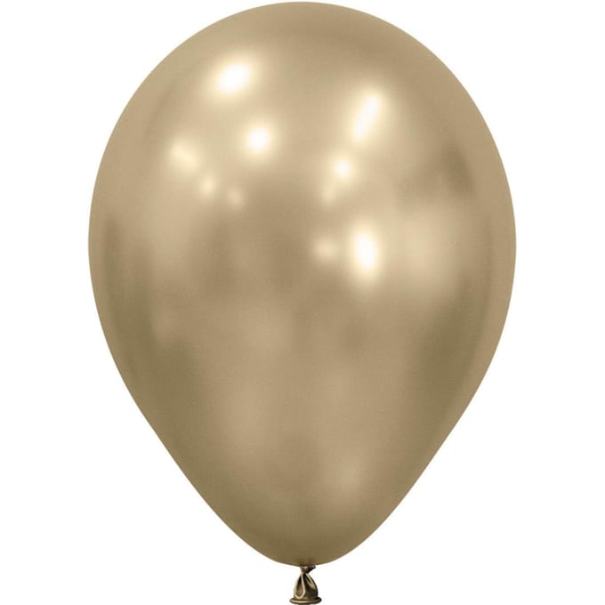Latex ballonnen Sempertex Silk gold dust, 12inch – 50 stuks