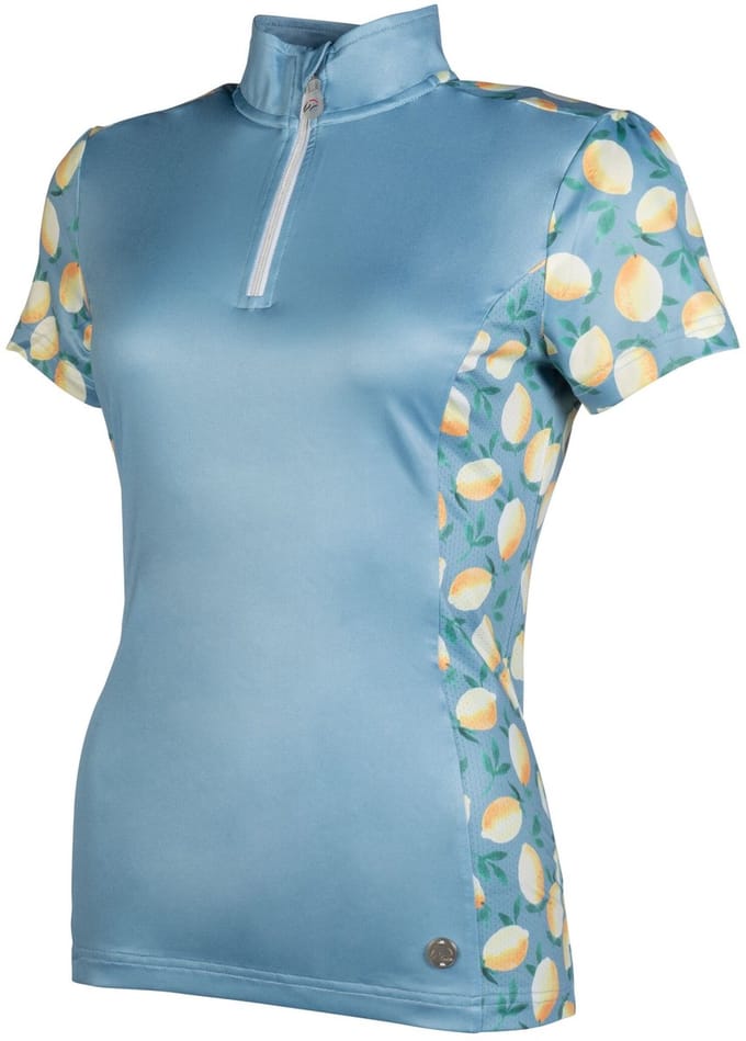 ruiter shirt yellow blue maat xl hkm