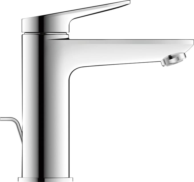 Duravit Wave - Wastafelkraan met afvoer, chroom WA1020001010