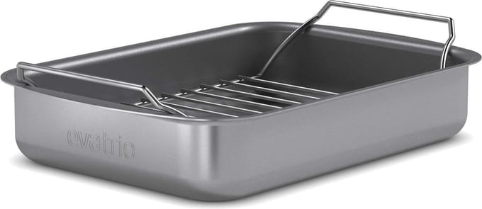 Eva Trio - Professional Braadslede 26x19 cm - Aluminium - Grijs -