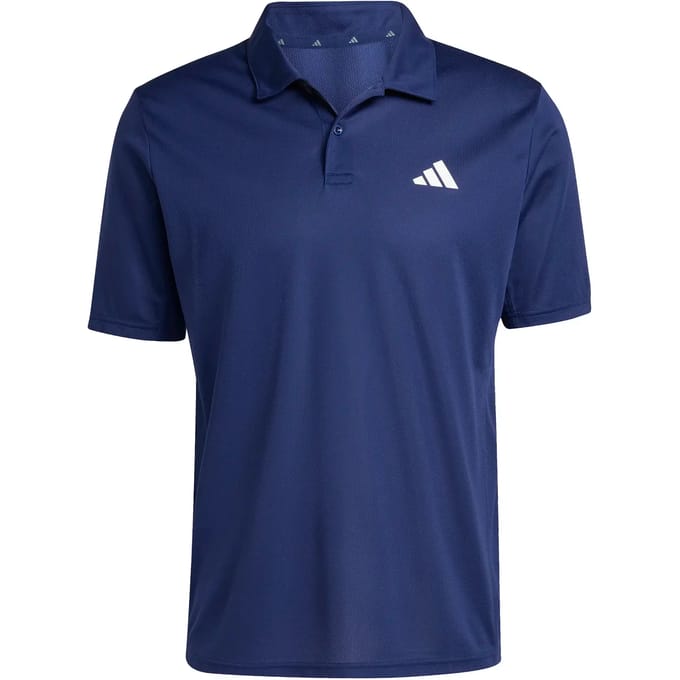 Adidas Workout Essentials Base Korte Mouw Poloshirt Blauw 2XL / Regular Man