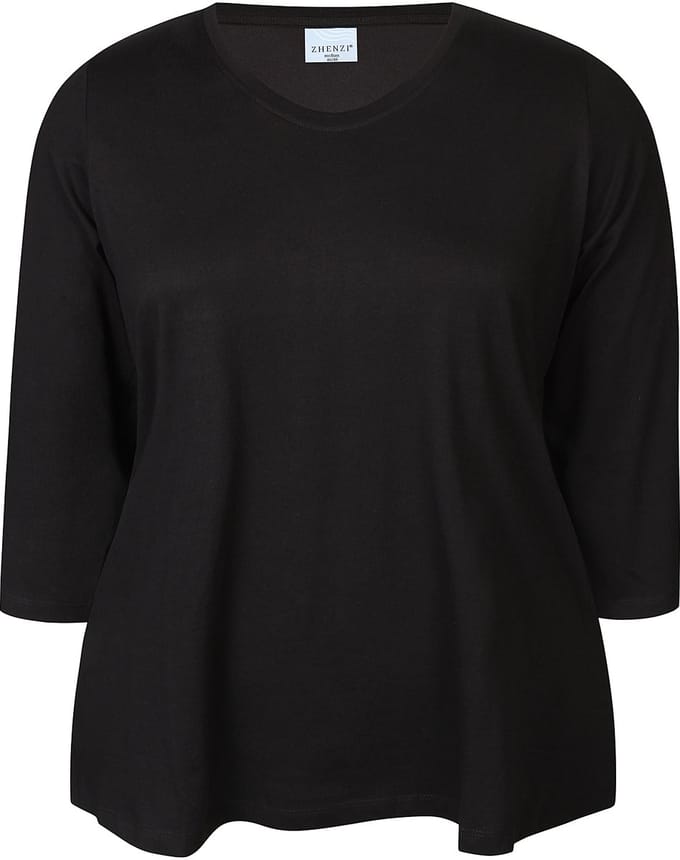 Zhenzi Zh-Alberta 229-T-shirt 3/4 Black Maat S 42/44