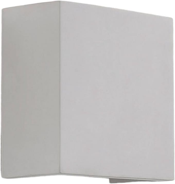 Moderne LED Wandlamp Wit Vierkant van Gips voor Woon- of Eetkamer