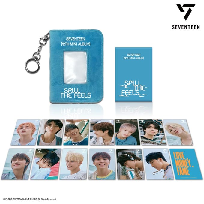 Seventeen Classeur de mini-cartes photo lenticulaires 3D : faites vibrer vos émotions blue