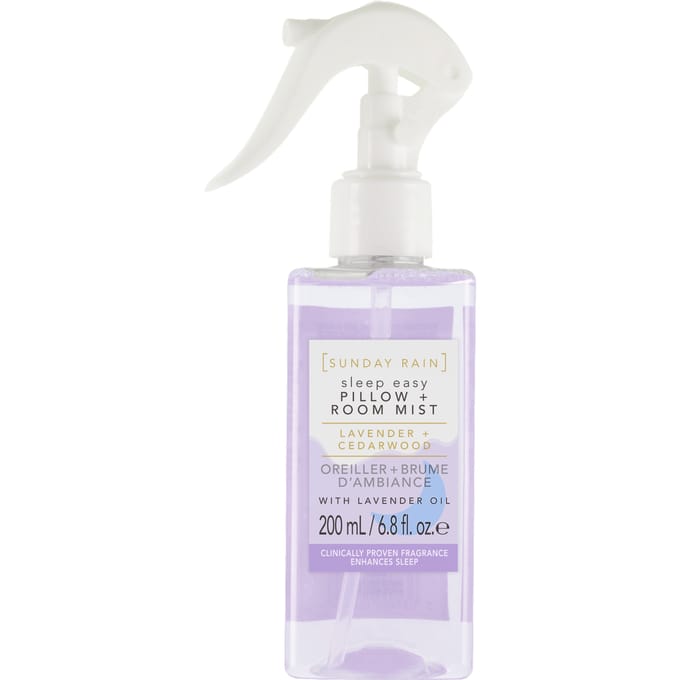 Sunday Rain Slaap Gemakkelijk Kussen En Kamer Mist Lavendel + Cedarwood 200 ml