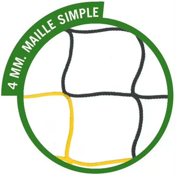 11-a-side voetbalnet Sporti bicolore