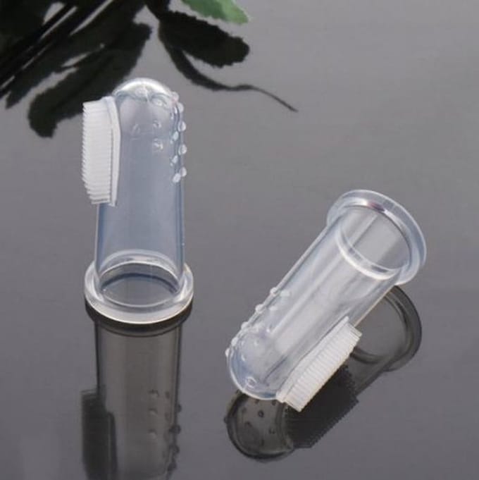 New Age Devi - 2 Stuks Vinger Tandenborstel voor Babys