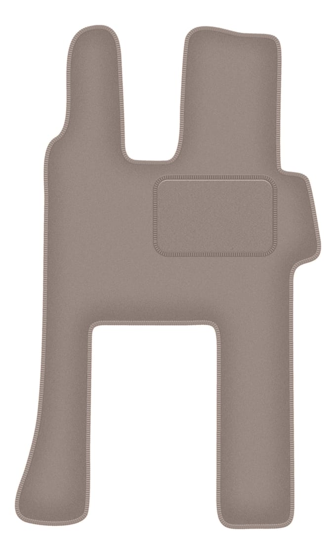 Beige bestuurdersmat voor: Mercedes Actros MP4 brede cabine (2011-)