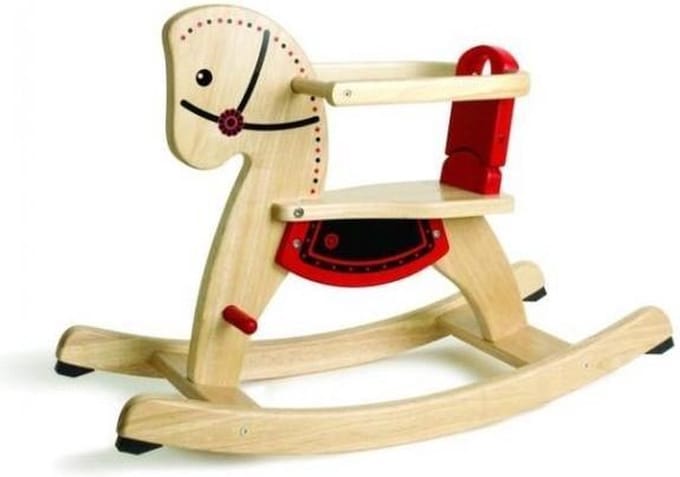 Hobbelpaard Pintoy: 73x30x52 cm (09535)