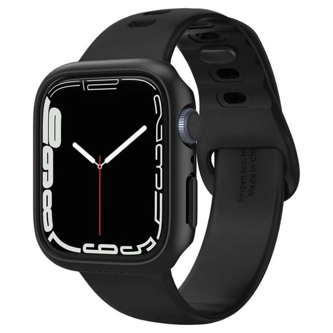 Spigen Thin Fit™ Bumper voor de Apple Watch 7 / 8 / 9 - 41 mm - Zwart