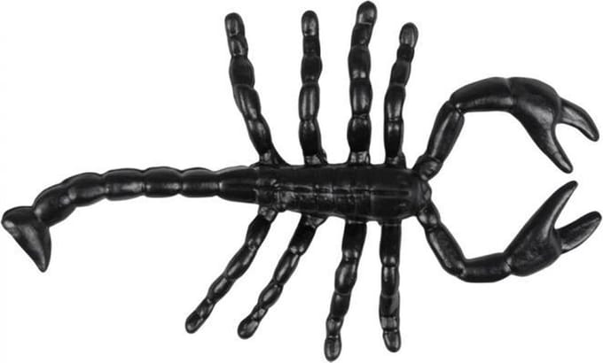 Boland - Set 12 Schorpioenen (7 x 4 cm) - Halloween - Halloween Decoratie - Halloween Versiering