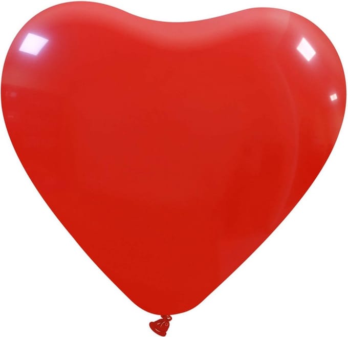 100 x hart balloons latex Ø 30cm Rood van Cattex (pro kwaliteit)