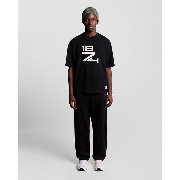 Lyle & Scott Lounge Straight Leg Joggingbroek - Zwart
