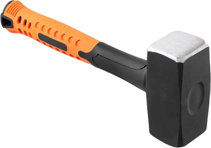 Stevige 1.5kg Sledgehammer met Antislip Handvat voor Klussen en Houtbewerking