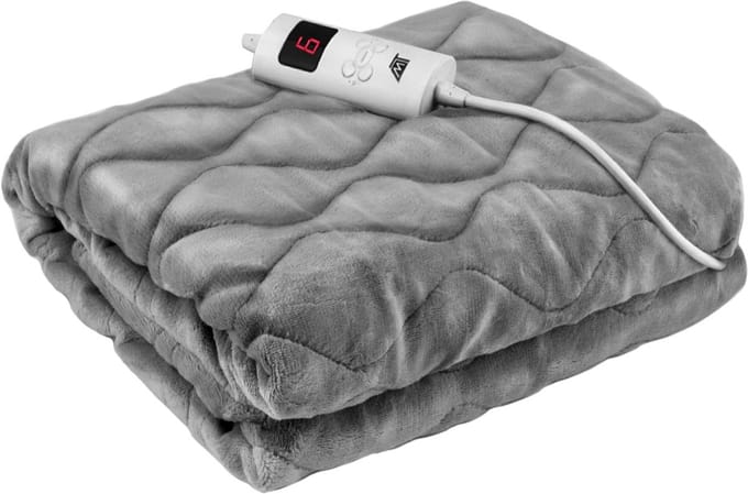 Elektrische warmtedeken 180x130 cm met 6 standen en timer